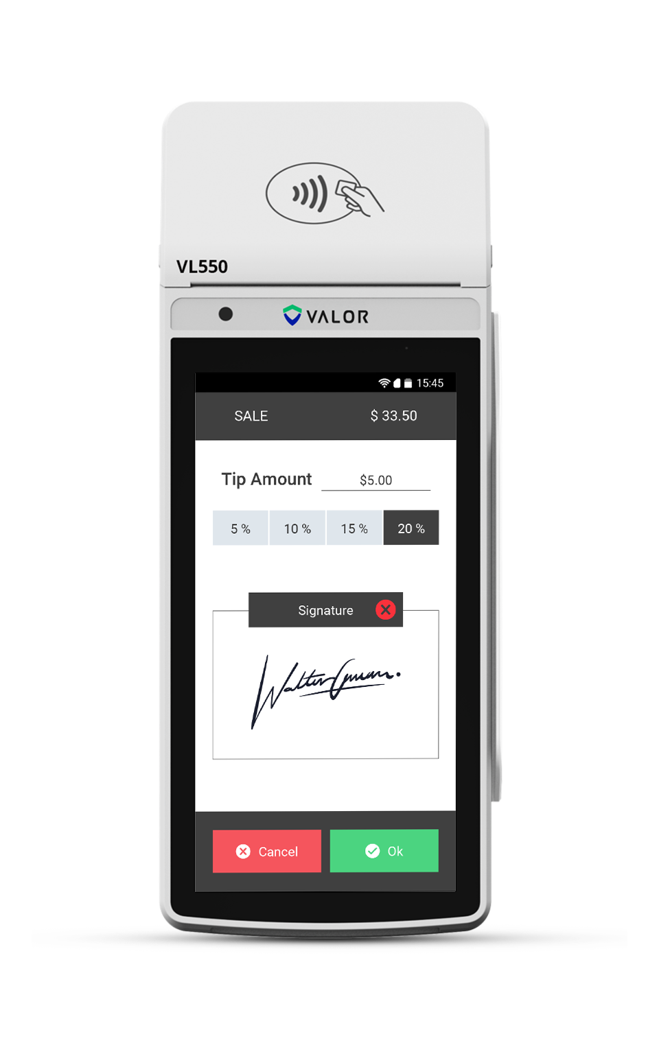 Valor PayTech VL550