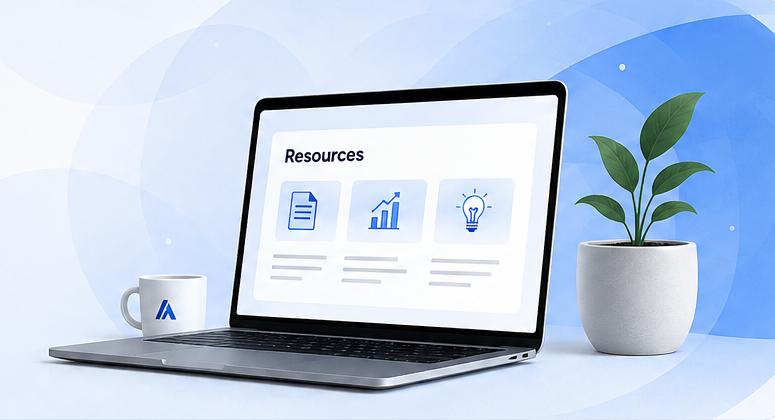 Payment processing resources and business insights illustration
